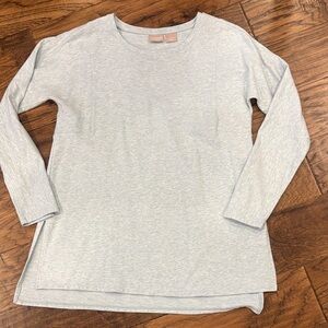 Chico's Zenergy Light Blue Heathered long sleeve Top Tunic